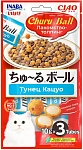 INABA CIAO Churu Ball Лакомство-топпинг Тунец Кацуо